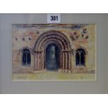 3 FRAMED WATER COLOURS VARIOUS SCENES BY ISOBEL GARDINER