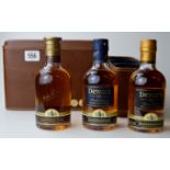 DEWAR`S MULTI BOTTLE GIFT SET IN LEATHER CASE COMPRISING SPECIAL RESERVE 12 YEARS OLD 200ML, 40%,