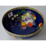 8" DIAMETER ROYAL CAULDON LUSTRE FRUIT BOWL