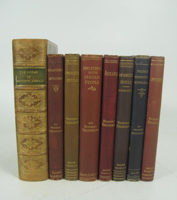 Browning, Robert Collection of seven first editions, and 1 other: Balaustion's Adventure, Smith,