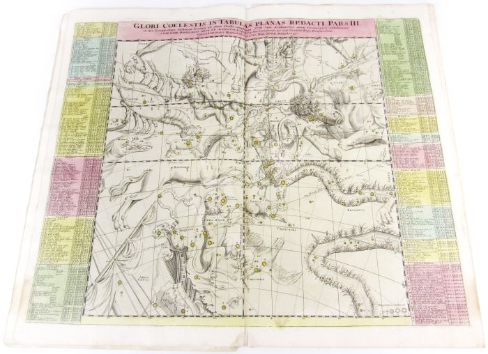 Celestial maps - Doppelmayr, Johann Gabriel Globi coelestis in tabula planas redacti, pars i-vi. - Image 5 of 7