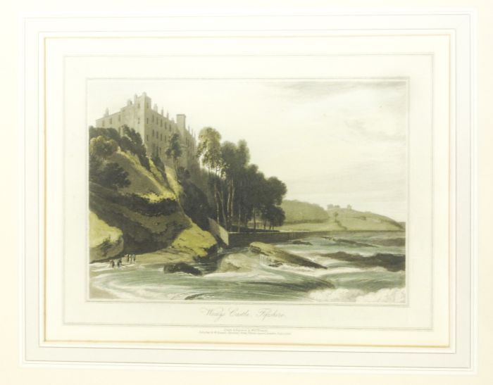 Daniell, William 7 framed and glazed prints by William Daniell, comprising: Duntulm, Isle of Skye, - Image 3 of 5