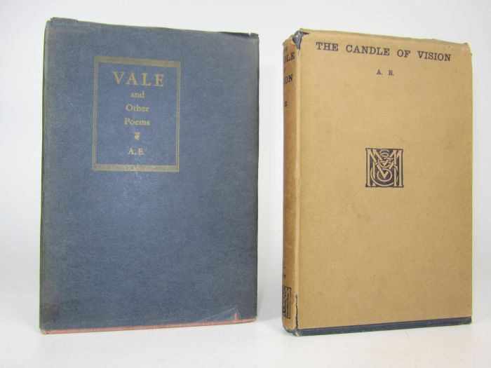 Russell, George William (1867-1935) - "A.E." Vale & other poems. New York, 1931. Presentation copy - Image 3 of 4