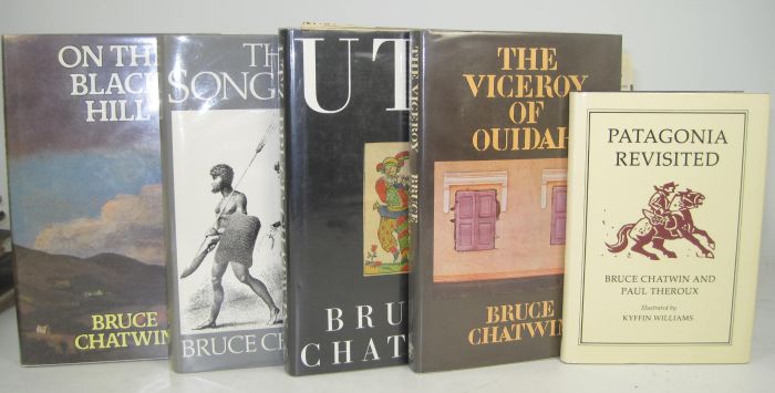 Chatwin, Bruce, 7 first editions The Viceroy of Ouidah. J. Cape, 1980; On the Black Hill. J. Cape,