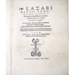 Baif, Lazare - Lazarus Bayfius Annotationes in legem II... de re navali... annotationes in tractatum