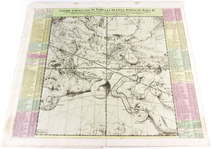 Celestial maps - Doppelmayr, Johann Gabriel Globi coelestis in tabula planas redacti, pars i-vi. - Image 6 of 7