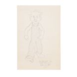 Watkins, Dudley D. - 'Oor Wullie' 'Oor Wullie', pencil sketch, c.19x13cm, signed by Watkins, dated