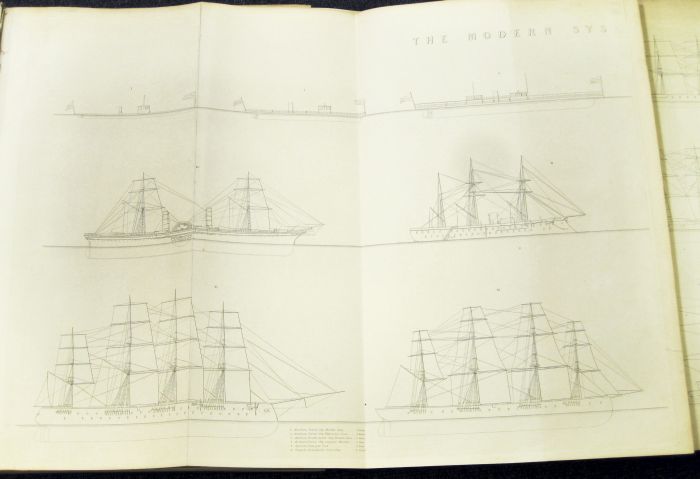 Russell, J. Scott The modern system of naval architecture. London: Day and Son, [1864-5?] 3 volumes,