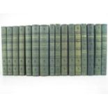 Ruskin, John, 16 blue calf volumes, including: Fors Clavigera. Orpington: G. Allen, 1871-77. 7