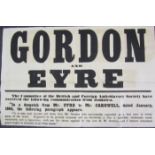 Broadside - Jamaica - Anti-Slavery Society - Gordon and Eyre The Committee of the British and