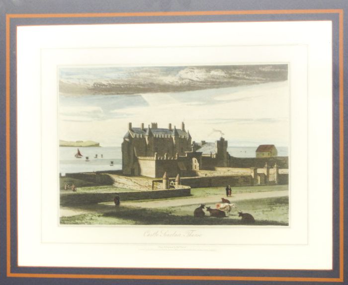 Daniell, William 7 framed and glazed prints by William Daniell, comprising: Duntulm, Isle of Skye, - Image 5 of 5