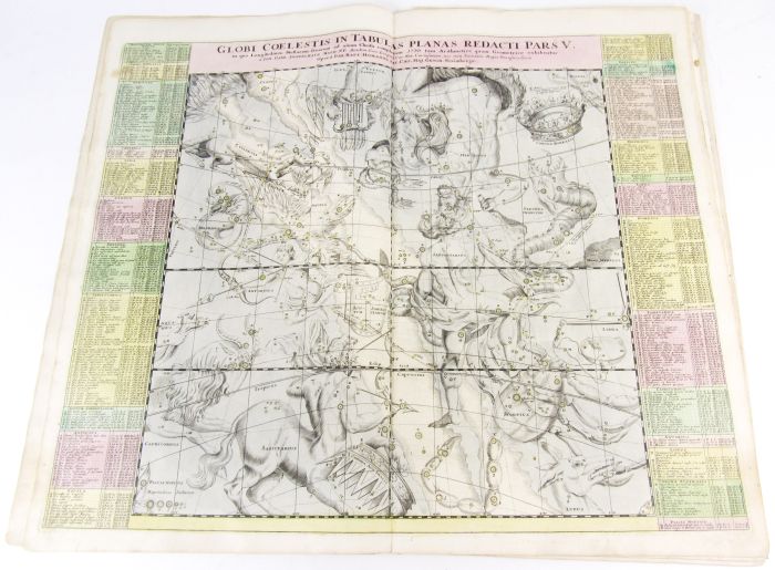 Celestial maps - Doppelmayr, Johann Gabriel Globi coelestis in tabula planas redacti, pars i-vi. - Image 3 of 7