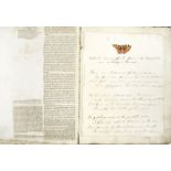 [James Hogg] - Commonplace book of Leonora Dirom of Mount Annan, Dumffrieshire with manuscript