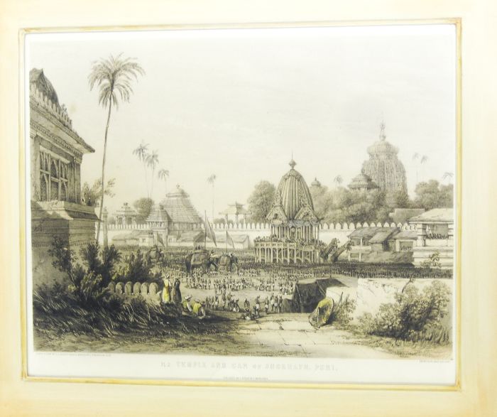 Indian temples - Fergusson, James Temple and Car of Juganath, Puri; Port of Parvati's temple at - Image 2 of 8