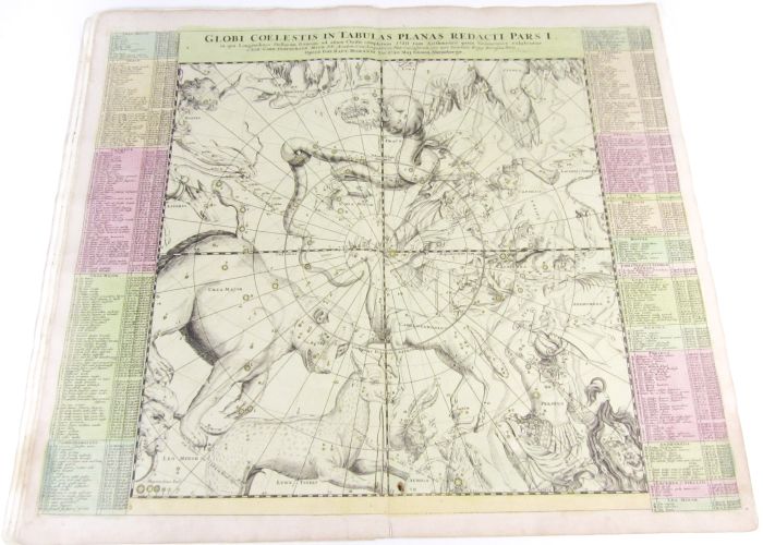 Celestial maps - Doppelmayr, Johann Gabriel Globi coelestis in tabula planas redacti, pars i-vi. - Image 7 of 7