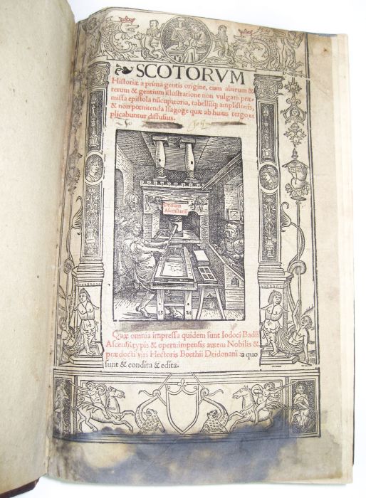 Buchanan, George Rerum Scoticarum historia. Edinburgh: Alexander Arbuthnot, 1583. Folio, modern