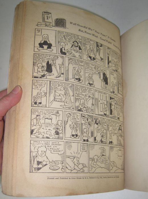 Watkins, Dudley D. Oor Wullie annual. London, Manchester & Dundee: D.C. Thomson & Co., [1940]. First - Image 4 of 5