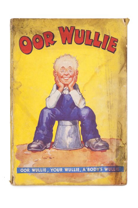 Watkins, Dudley D. Oor Wullie annual. London, Manchester & Dundee: D.C. Thomson & Co., [1940]. First