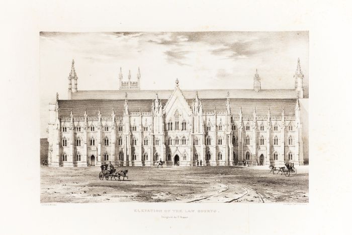 Architectural designs for the Houses of Parliament - Hopper, Thomas Designs for the Houses of