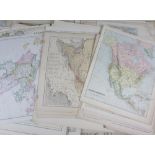 A quantity of maps, over 200, including Thomson, John  West India Islands: St. Christopher, St.