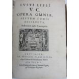 Lipsius, Justus  [Opera omnia]. Antwerp: Officina Plantiniana, 1614. Volumes I and VII only (of