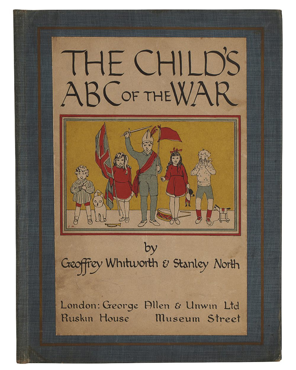 Whitworth, Geoffrey  The child's ABC of the war. London: George Allen & Unwin, 1914. 4to, coloured