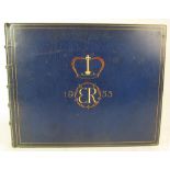 Coronation Album, Queen Elizabeth II  London: The Collector's Book Club, 1953. Oblong folio,