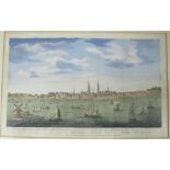 Philadelphia - Carwitham, John [after George Heap]  An east perspective view of the city of