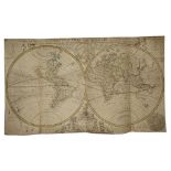 Moll, Herman  A new and correct map of the world laid down according to the newest discoveries.