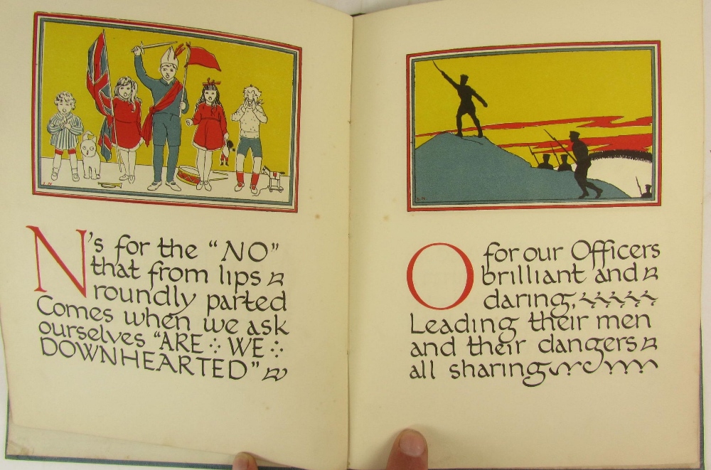 Whitworth, Geoffrey  The child's ABC of the war. London: George Allen & Unwin, 1914. 4to, coloured - Image 3 of 3