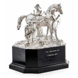 An Important Early Victorian Horse Racing Trophy - Goodwood 1844J S Hunt, London 1844-45, modelled