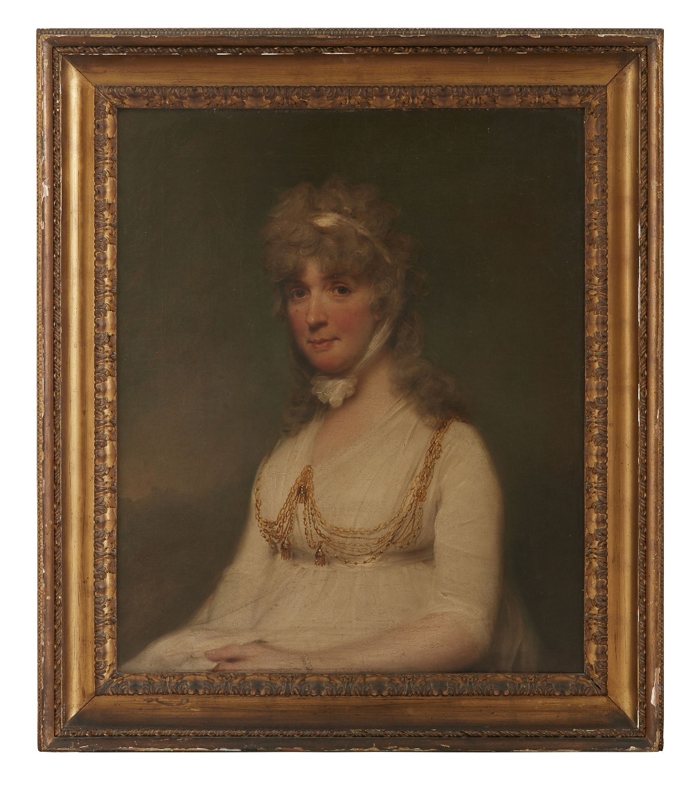 LEMUEL FRANCIS ABBOTT (BRITISH 1760-1803)HALF LENGTH PORTRAIT OF LADY BOYDELL, LADY MAYORESS OF