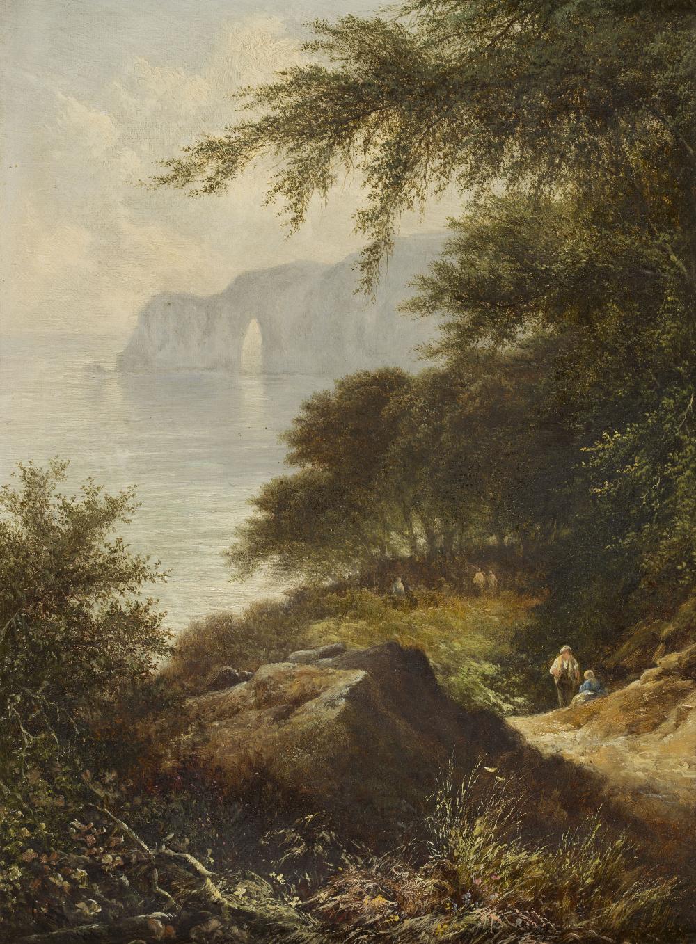 WALTER WILLIAMS (BRITISH 19TH CENTURY)NEAR FLAMBOROUGH HEAD, YORKSHIRESigned with initials and dated