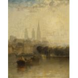 ARTHUR JAMES MEADOWS (BRITISH 1843-1907)ROUENSigned, oil on panel24.5cm x 19cm (9.5in x 7.5in)
