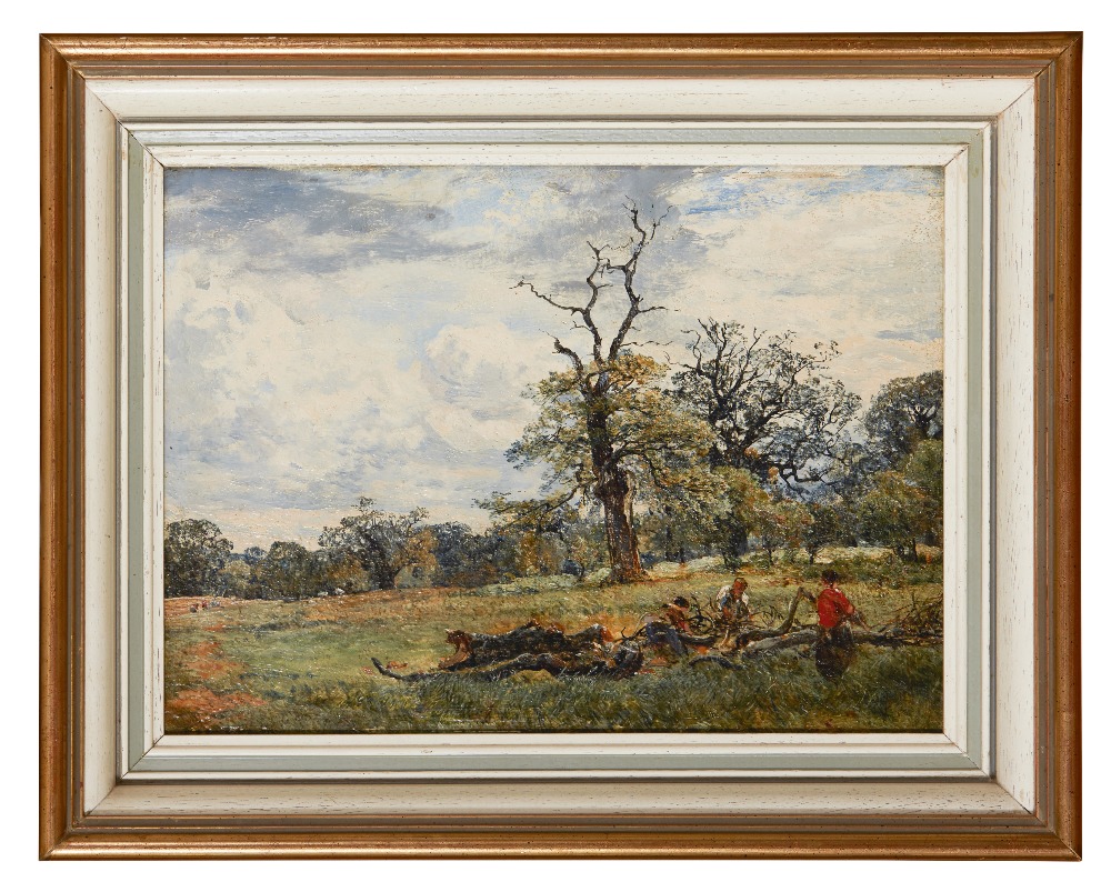 ALEXANDER FRASER JUNIOR R.S.A., R.S.W. (SCOTTISH 1828-1899)IN CADZOW FORESTSigned, oil on