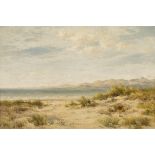 BENJAMIN WILLIAMS LEADER (BRITISH 1831-1921)ON THE SANDS AT HARLECHSigned and dated 1901, oil on