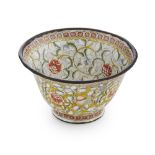 SMALL CANTON ENAMEL BOWLQING DYNASTY, LATE 19TH CENTURYthe flared sides richly decorated to the