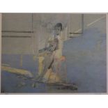 R. Heindel, limited print,  STUDY OF A BALLERINA framed and mounted, 40 cm x 52 cm