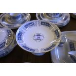 A Coalport seventy-piece service of the 'Revlery' range consisting cups saucers, plates, tureens,