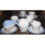 A Copeland Spode 'Wayside' part tea service, together with an assortment of other cups, saucers,