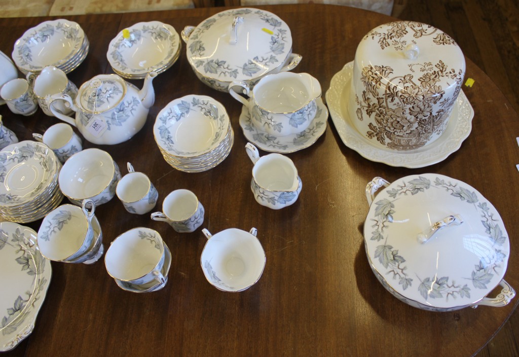 A Royal Albert 'Silver Maple' ninety-eight piece service, consisting of cups, saucers, plates, - Image 2 of 4