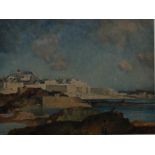 William Russell Flint, print depicting low tide, San Malo, exhibited at the Royal Academy, 1933,