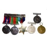 A lot of World War I and II medals