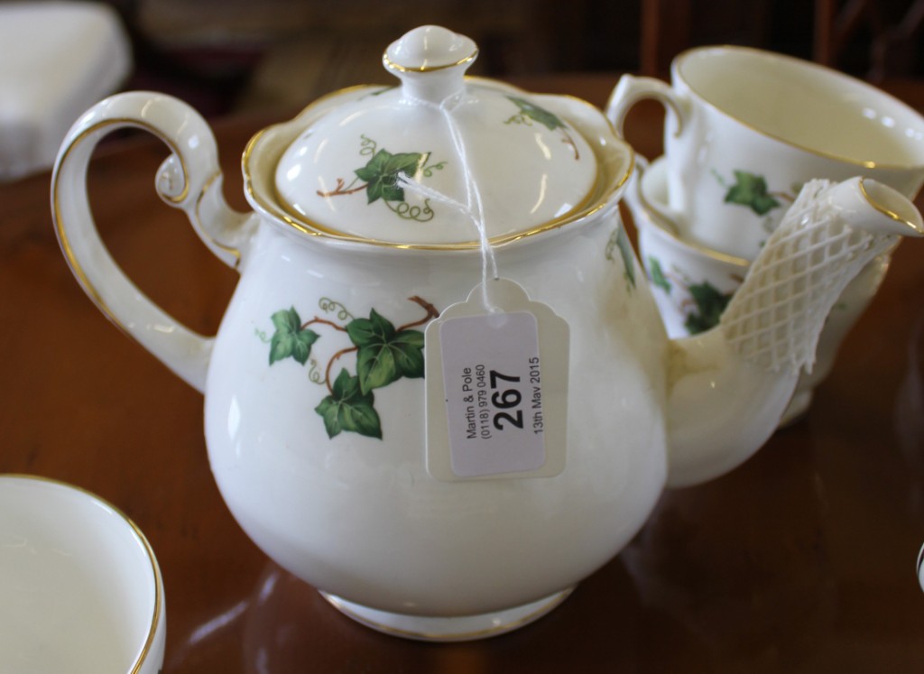 A Royal Albert 'Colclogh' forty-eight piece tea service, comprising six cup, six saucers, six