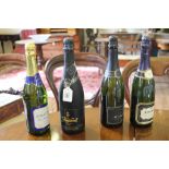 A four bottle selection of Cava to include:  Freixenet Cava, Cordon Negro 1993 75cl; Saumer Brut