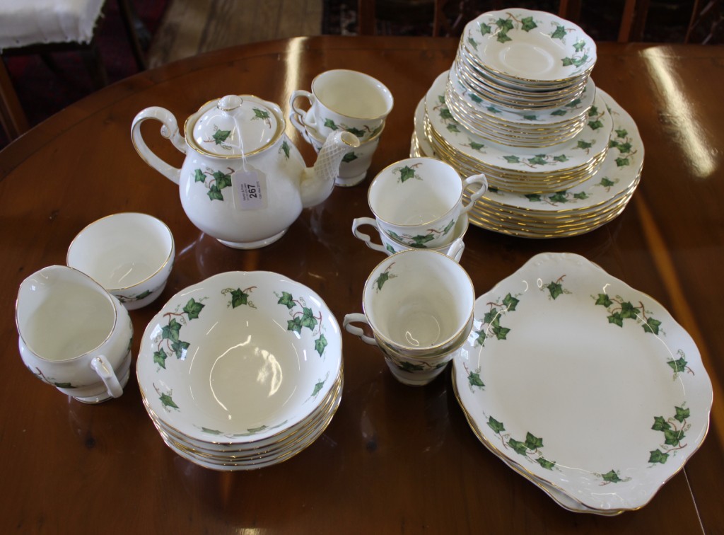 A Royal Albert 'Colclogh' forty-eight piece tea service, comprising six cup, six saucers, six - Image 2 of 2