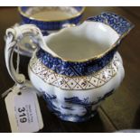 A forty-four piece Booth's 'Real Old Willow' pattern '4025' with a Burleigh Ware willow pattern,