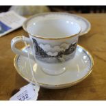 A 21st Century Edition Decor Arts Commemoration tea service, comprising six cups, six saucers, six