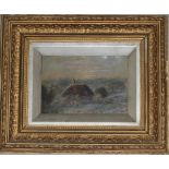 E.M. Kemp Welch, oil on board  RURAL COTTAGE SCENE Framed and mounted, 14cm x 20cm £40-60