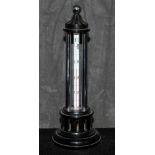 Cast phenolic and chrome thermometer, 17cm high The Art Deco Carvings of W. G. Collins (1872-1959)